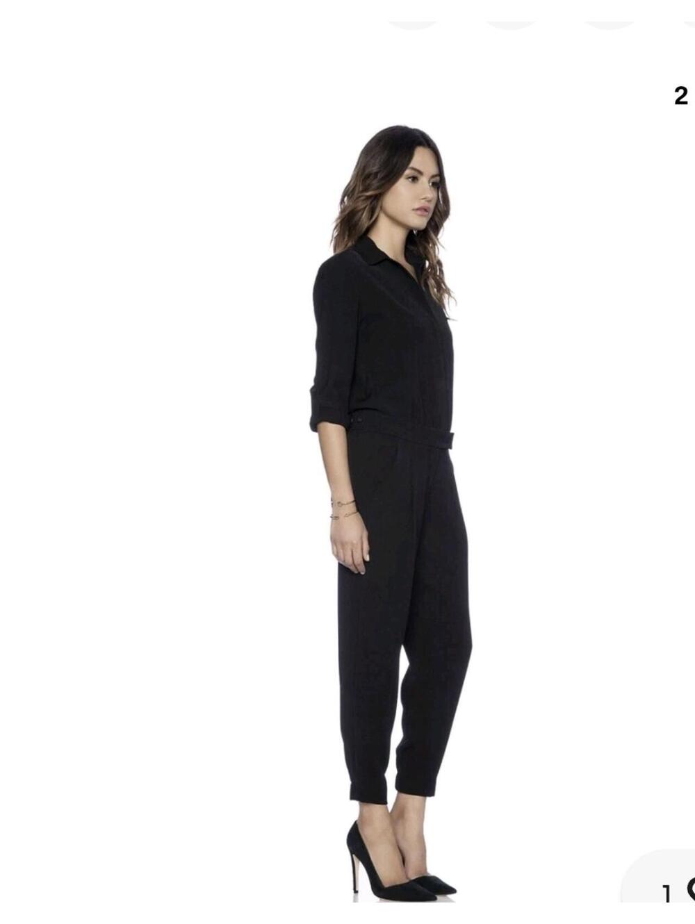 VINCE Womens Black Jumpsuit Size 4